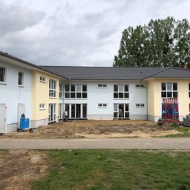 Rohbau Wohn- und Geschäftshaus in Pasewalk, Baujahr 2018